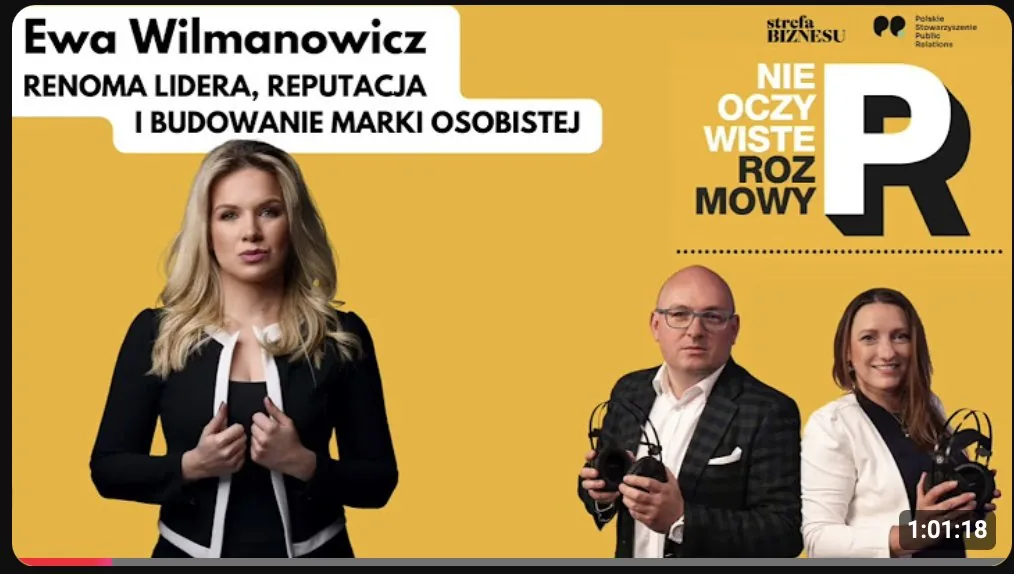 Nieoczywiste Rozmowy o PR - renoma lidera, reputacja i budowanie marki osobistej